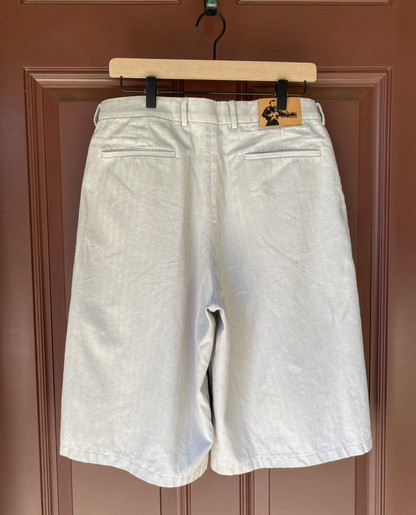 "Cream" Pleated Shorts