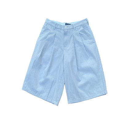 "Cream" Pleated Shorts