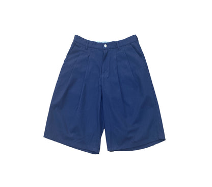 "Navy" Pleated Shorts