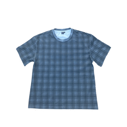 "Stone" Plaid Tee